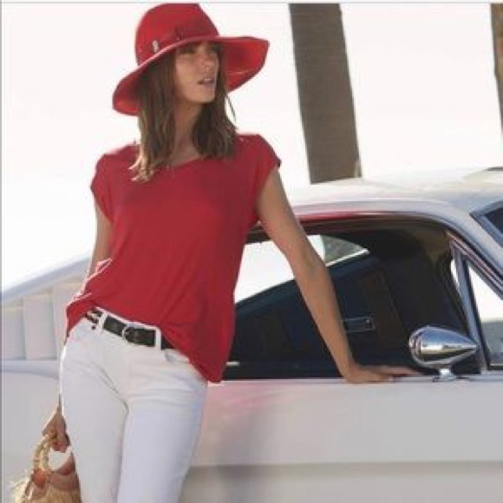 Cabi Red Blaze Tee Style#5560 size XL